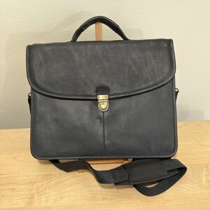 Hammer Anvil Belen Vacquetta Leather Briefcase Dark Acadamia Goth
